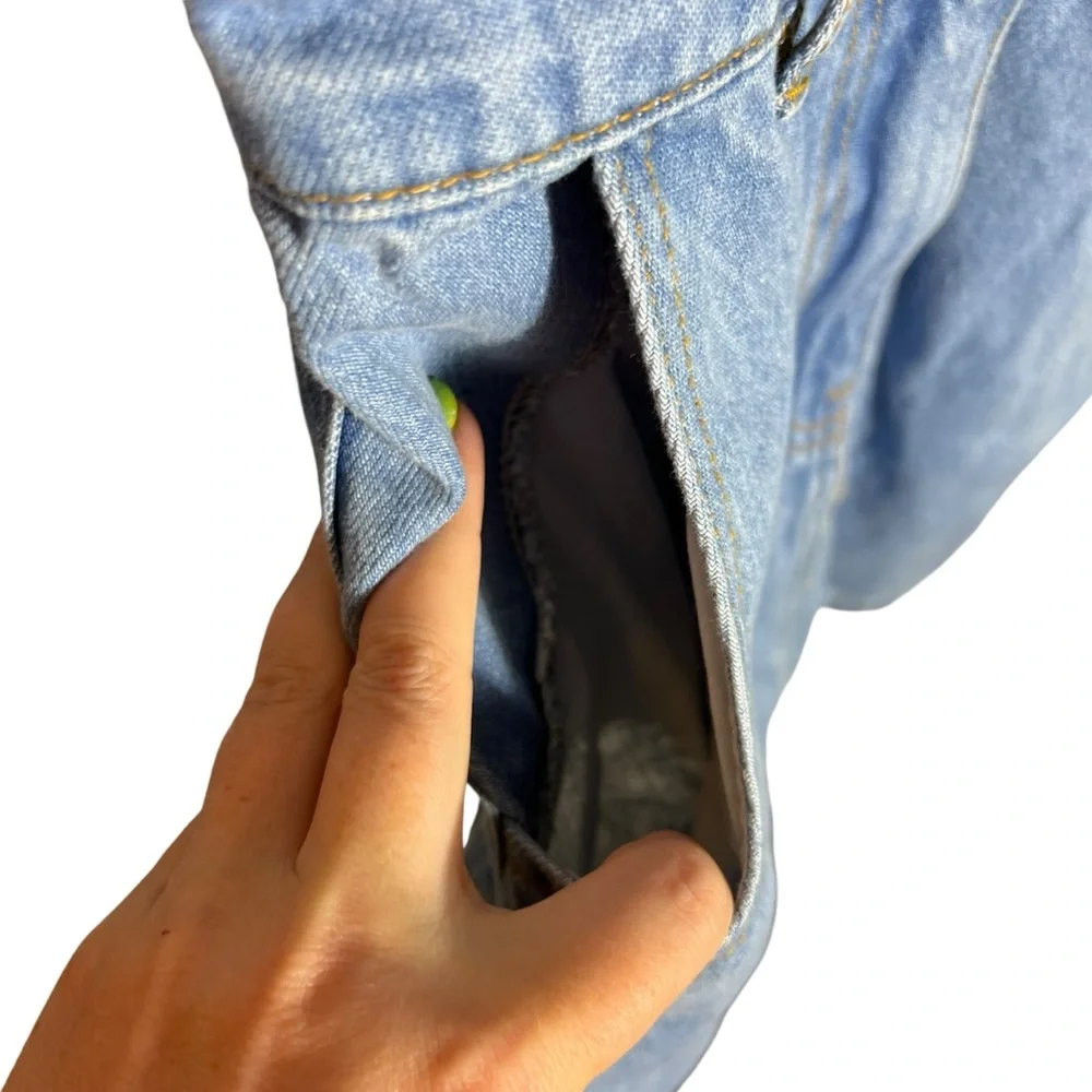 Idem Ditto Long Sleeve Denim Dress Size Small, NWT - Picture 11 of 15